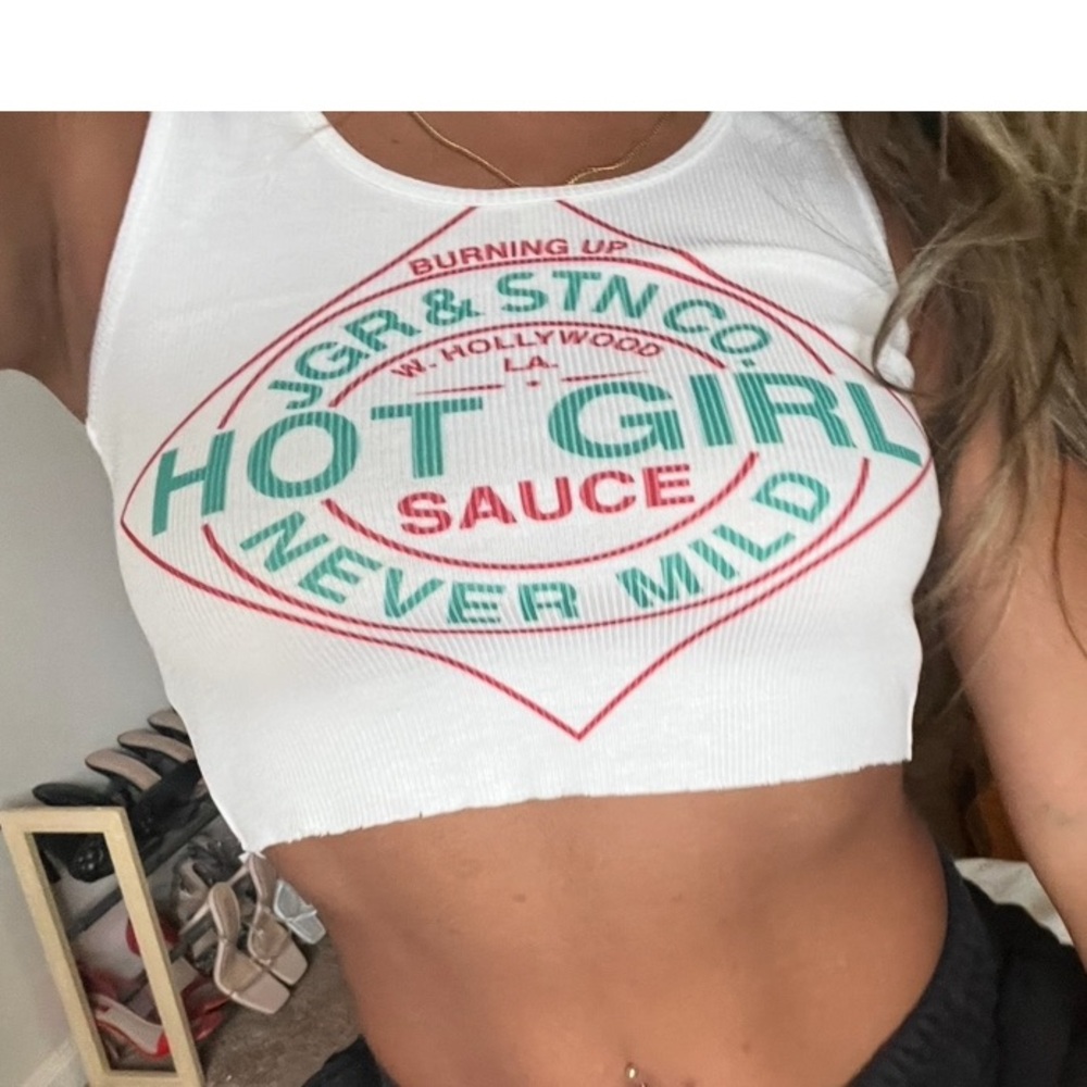 Jager and stone crop top